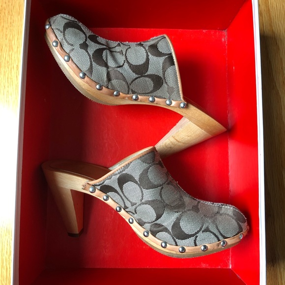 Gently Used - Coach Heels/Mules/Clogs - Picture 2 of 7